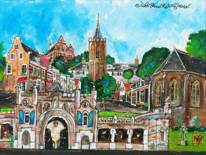 Schilderij Naardens Festival