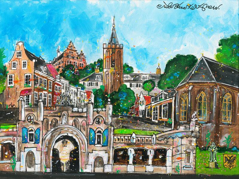 Schilderij Naardens Festival