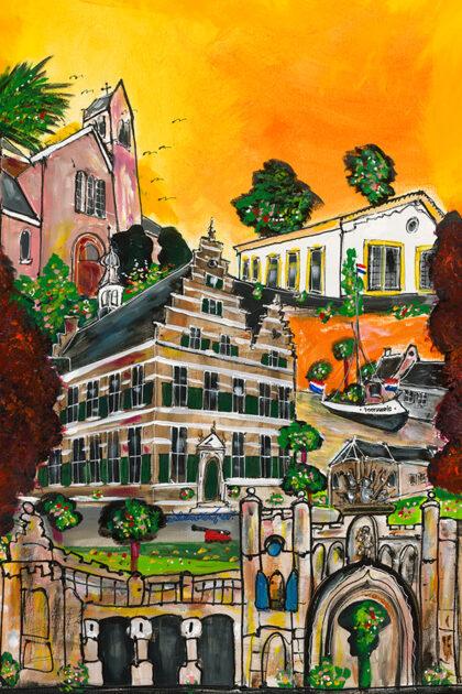 Schilderij Oranje Boven Naarden